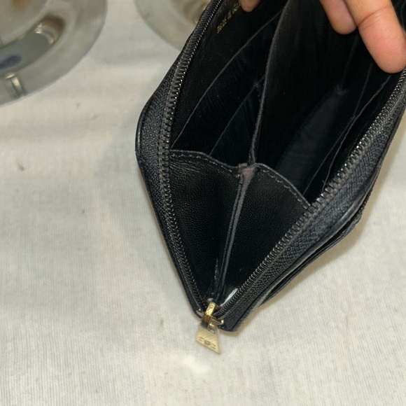CHANEL Black Leather Long Wallet - Picture 7 of 12